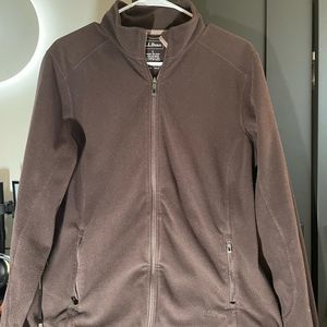 L.L.Bean woman’s dark brown full zip jacket